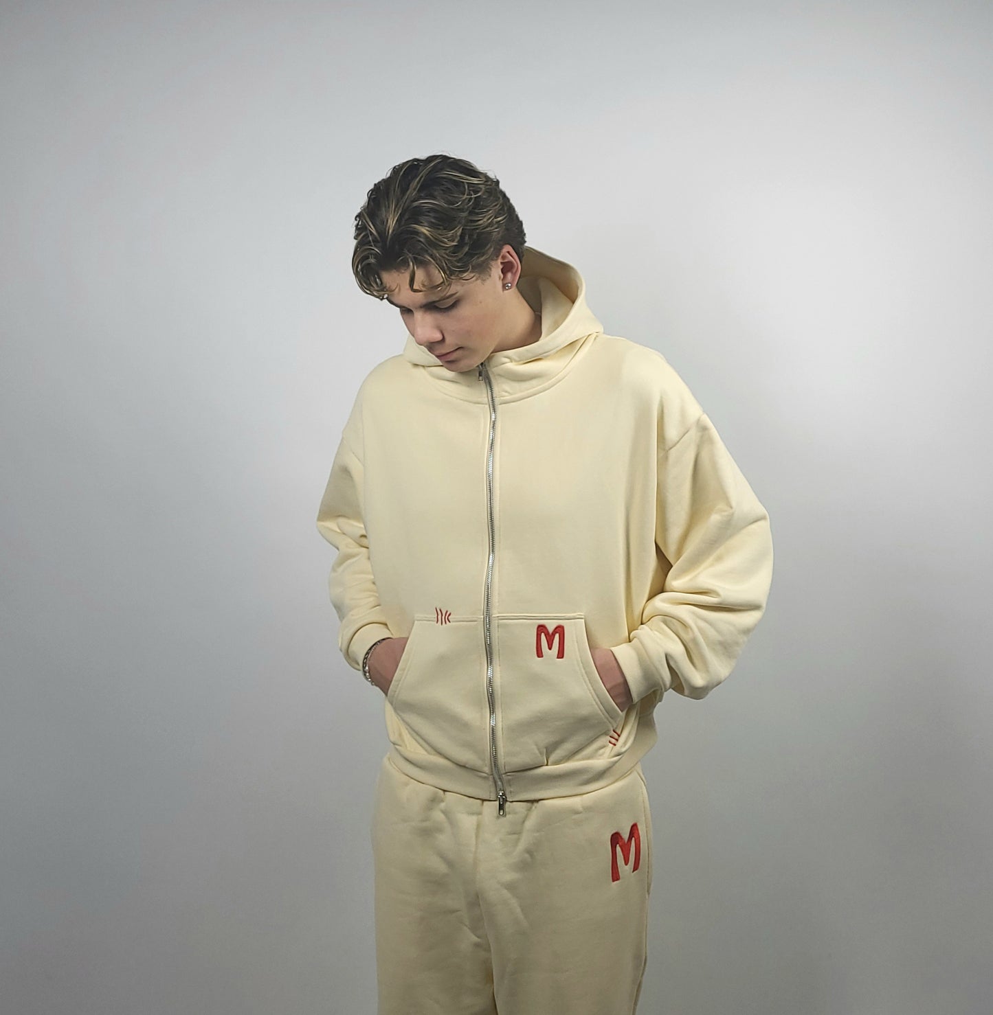 Ziphoodie 450 GSM BEIGE